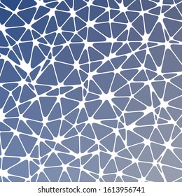 Abstract Low Polygon gradient Generative Art background illustration