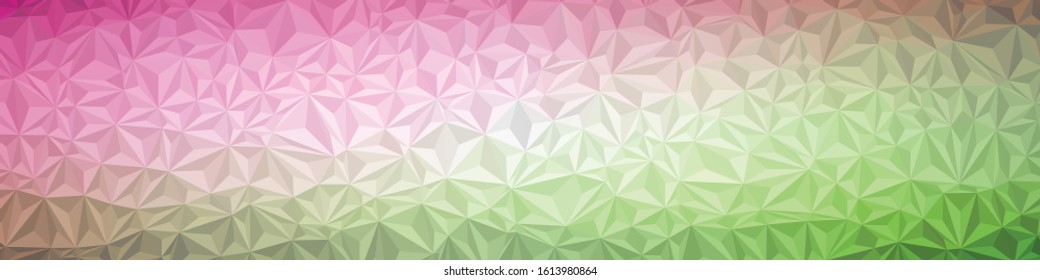 Abstract Low Polygon gradient Generative Art background illustration