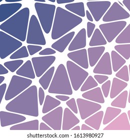 Abstract Low Polygon gradient Generative Art background illustration