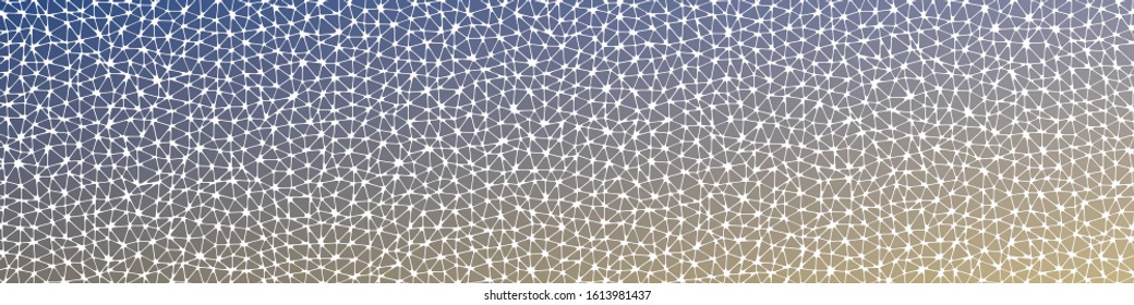 Abstract Low Polygon gradient Generative Art background illustration