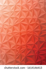 Abstract Low Polygon gradient Generative Art background illustration