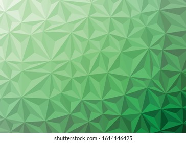 Abstract Low Polygon gradient Generative Art background illustration
