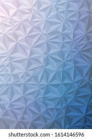 Abstract Low Polygon gradient Generative Art background illustration