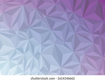 Abstract Low Polygon gradient Generative Art background illustration