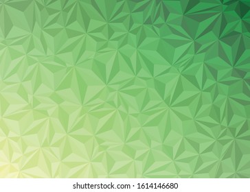 Abstract Low Polygon gradient Generative Art background illustration