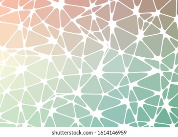 Abstract Low Polygon gradient Generative Art background illustration