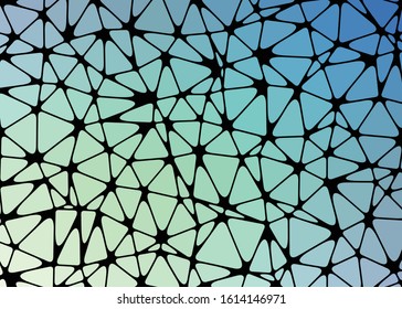 Abstract Low Polygon gradient Generative Art background illustration