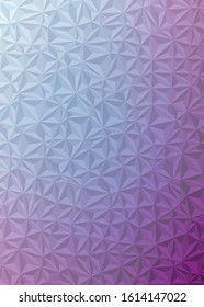 Abstract Low Polygon gradient Generative Art background illustration