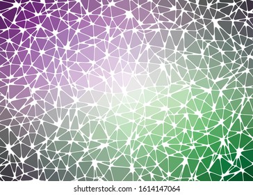 Abstract Low Polygon gradient Generative Art background illustration