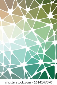 Abstract Low Polygon gradient Generative Art background illustration