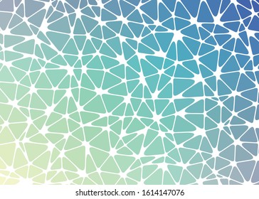 Abstract Low Polygon gradient Generative Art background illustration