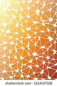 Abstract Low Polygon gradient Generative Art background illustration