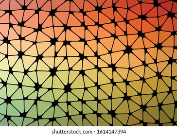 Abstract Low Polygon gradient Generative Art background illustration