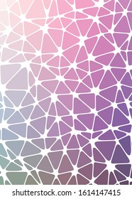 Abstract Low Polygon gradient Generative Art background illustration