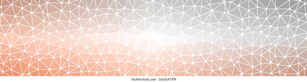 Abstract Low Polygon gradient Generative Art background illustration