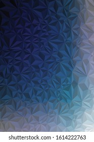 Abstract Low Polygon gradient Generative Art background illustration