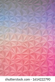 Abstract Low Polygon gradient Generative Art background illustration