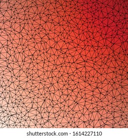 Abstract Low Polygon gradient Generative Art background illustration