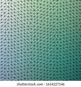 Abstract Low Polygon gradient Generative Art background illustration