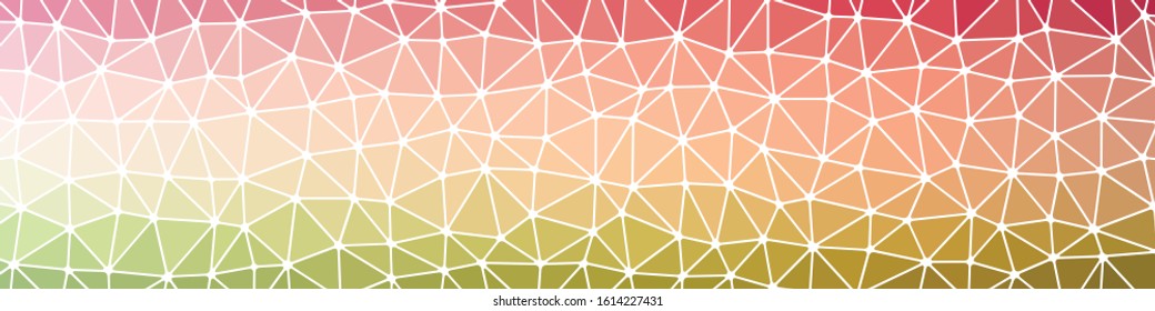 Abstract Low Polygon gradient Generative Art background illustration