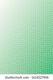 Abstract Low Polygon gradient Generative Art background illustration