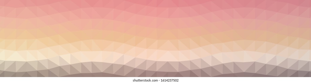 Abstract Low Polygon gradient Generative Art background illustration