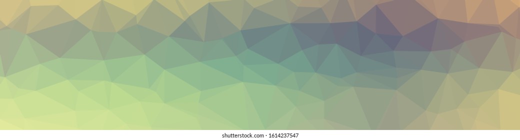 Abstract Low Polygon gradient Generative Art background illustration