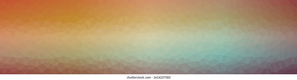 Abstract Low Polygon gradient Generative Art background illustration