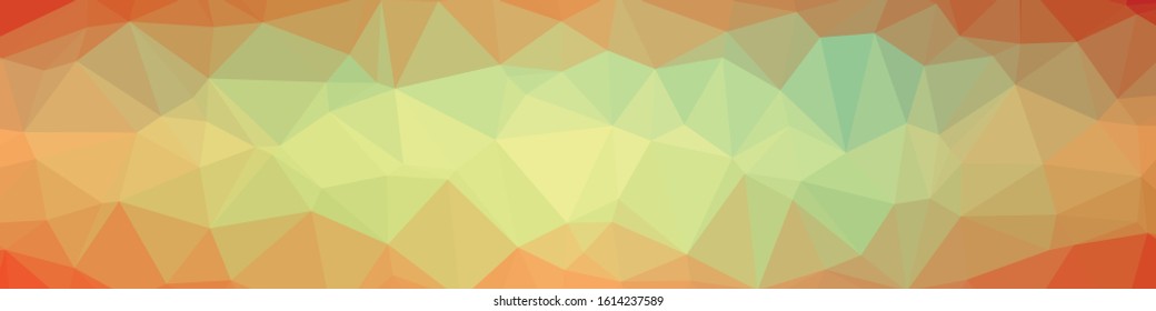 Abstract Low Polygon gradient Generative Art background illustration