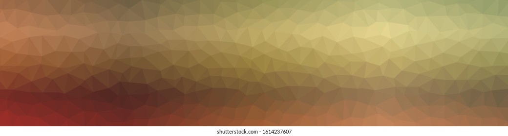 Abstract Low Polygon gradient Generative Art background illustration