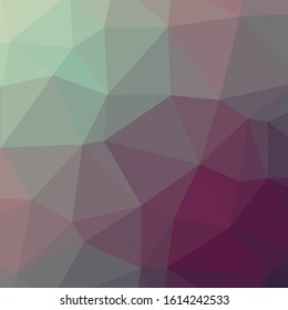 Abstract Low Polygon gradient Generative Art background illustration