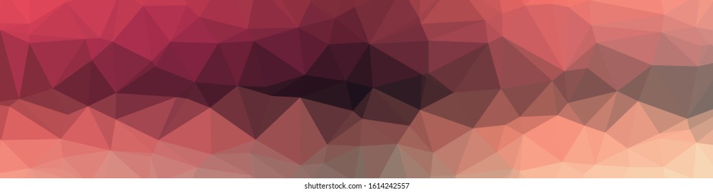 Abstract Low Polygon gradient Generative Art background illustration