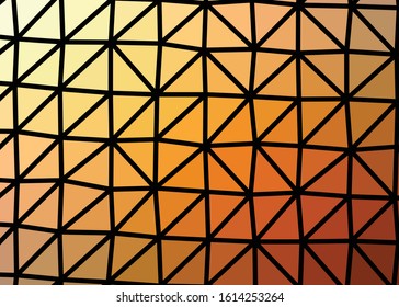 Abstract Low Polygon gradient Generative Art background illustration