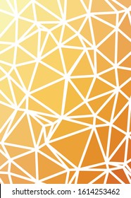 Abstract Low Polygon gradient Generative Art background illustration