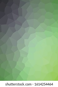 Abstract Low Polygon gradient Generative Art background illustration