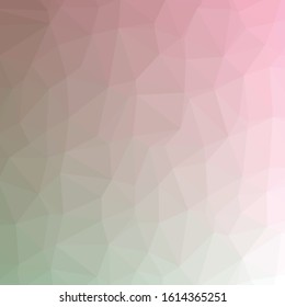 Abstract Low Polygon gradient Generative Art background illustration