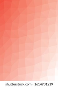 Abstract Low Polygon gradient Generative Art background illustration