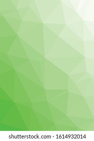 Abstract Low Polygon gradient Generative Art background illustration