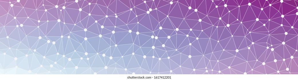 Abstract Low Polygon gradient Generative Art background illustration