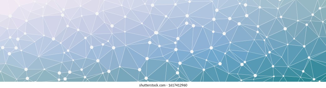 Abstract Low Polygon gradient Generative Art background illustration