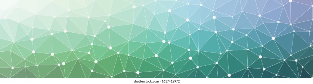 Abstract Low Polygon gradient Generative Art background illustration