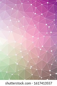 Abstract Low Polygon gradient Generative Art background illustration
