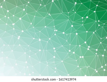 Abstract Low Polygon gradient Generative Art background illustration