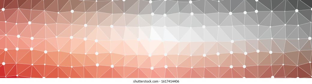 Abstract Low Polygon gradient Generative Art background illustration