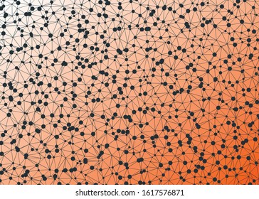 Abstract Low Polygon gradient Generative Art background illustration