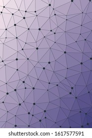 Abstract Low Polygon gradient Generative Art background illustration