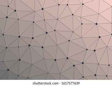 Abstract Low Polygon gradient Generative Art background illustration