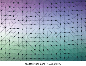 Abstract Low Polygon gradient Generative Art background illustration