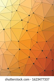 Abstract Low Polygon gradient Generative Art background illustration