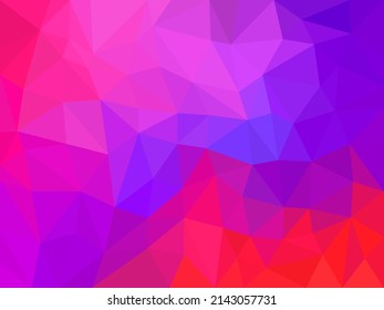 abstrakter Low-Poly-Harmony-Hintergrund
